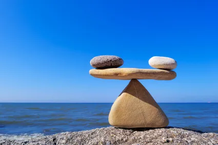 Stressbewältigung durch Gehen oder Laufen in vorgegebenem Rhythmus